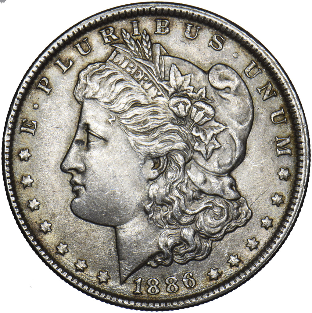 1886 Morgan Dollar USA Silver Coin Very Nice The Coin King