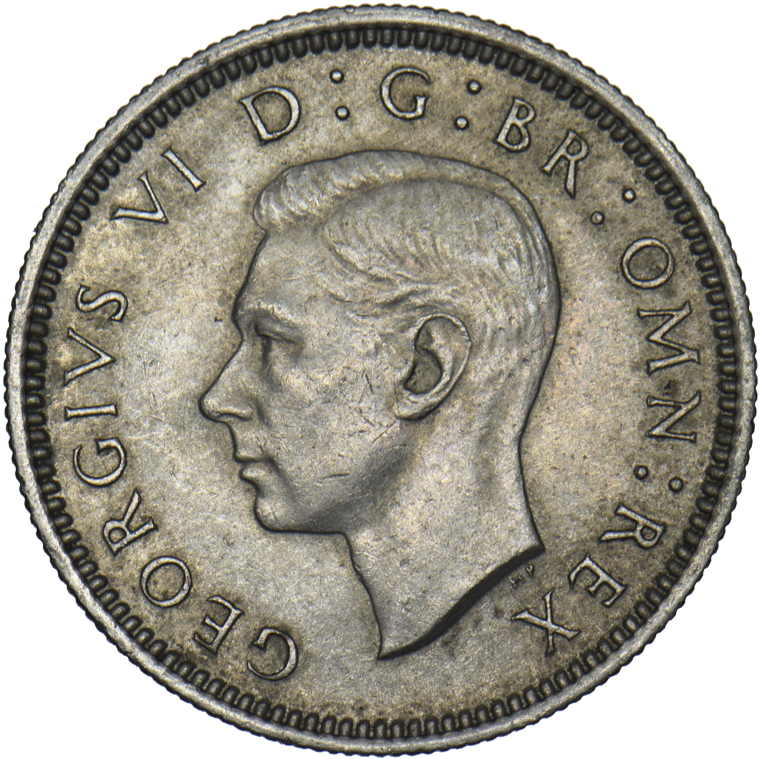 1952 Sixpence George VI British Coin Very Nice The Coin King