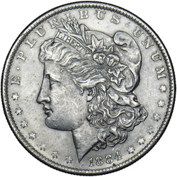 1884 O Morgan Dollar - USA Silver Coin - Very Nice