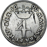 1699 Maundy Fourpence - William III British Silver Coin