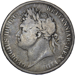 1821 Crown - George IV British Silver Coin