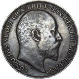 1902 Crown - Edward VII British Silver Coin - Nice