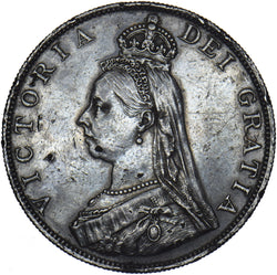 1887 Double Florin (Roman 1) - Victoria British Silver Coin