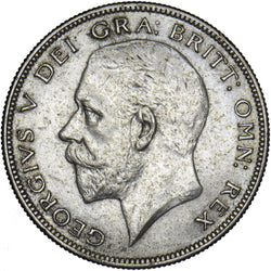 1929 Halfcrown - George V British Silver Coin - Very Nice