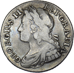 1739 Shilling - George II British Silver Coin