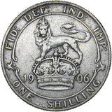 1906 Shilling - Edward VII British Silver Coin