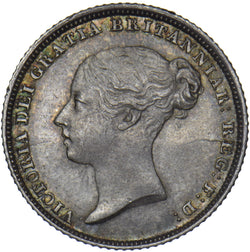 1840 Sixpence - Victoria British Silver Coin - Very Nice