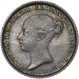 1840 Sixpence - Victoria British Silver Coin - Very Nice