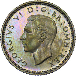 1950 Sixpence - George VI British Coin - Superb