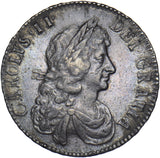 1670 Halfcrown - Charles II British Silver Coin - Nice