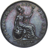 1842 Farthing - Victoria British Copper Coin - Very Nice