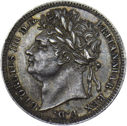 1822 Maundy Penny - George IV British Silver Coin - Very Nice