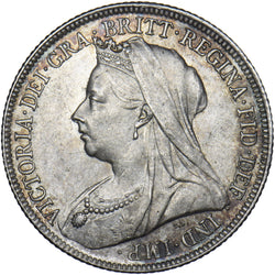 1895 Shilling - Victoria British Silver Coin - Very Nice