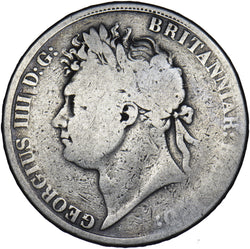 1821 Crown - George IV British Silver Coin