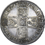 1713 Halfcrown - Anne British Silver Coin - Very Nice