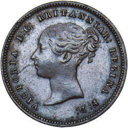 1839 Half Farthing - Victoria British Copper Coin - Nice