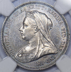 1893 Shilling (NGC MS 62) - Victoria British Silver Coin - Superb