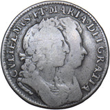 1693 Shilling - William & Mary British Silver Coin