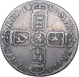 1697 Shilling (GVLELMVS Error) - William III British Silver Coin