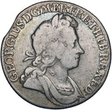 1723 Shilling (Roses & Plumes, 2nd Bust) - George I British Silver Coin