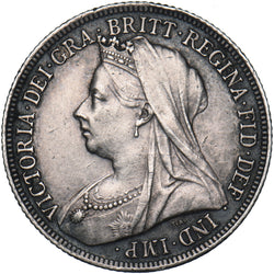 1898 Shilling - Victoria British Silver Coin - Nice