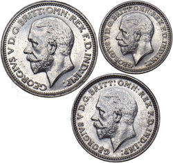 1932 Part Maundy Set - George V British Silver Coins - Superb