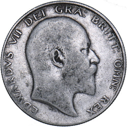 1905 Halfcrown - Edward VII British Silver Coin