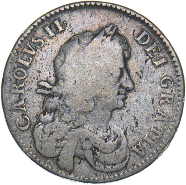 1670 Halfcrown - Charles II British Silver Coin