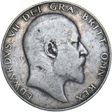 1905 Halfcrown - Edward VII British Silver Coin