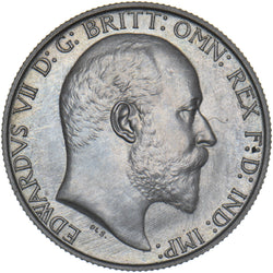 1902 Matt Proof Florin - Edward VII British Silver Coin - Superb