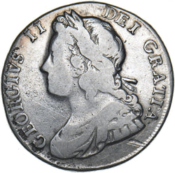 1735 Shilling - George II British Silver Coin