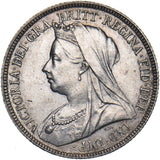 1893 Shilling - Victoria British Silver Coin - Very Nice