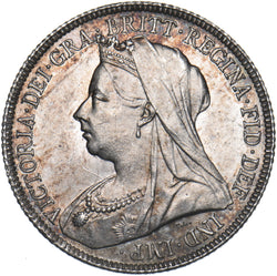 1897 Shilling - Victoria British Silver Coin - Superb