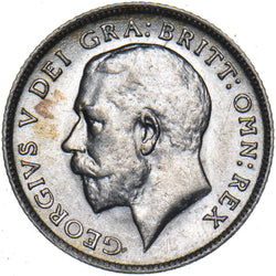 1918 Sixpence - George V British Silver Coin - Very Nice