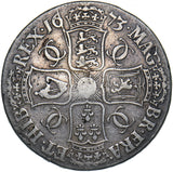 1673 Crown - Charles II British Silver Coin - Nice