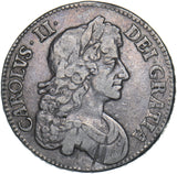 1679 Crown - Charles II British Silver Coin - Nice