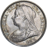 1897 Halfcrown - Victoria British Silver Coin - Superb