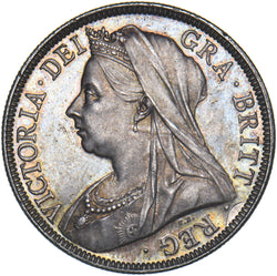 1901 Halfcrown - Victoria British Silver Coin - Superb