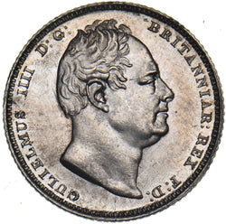 1831 Sixpence - William IV British Silver Coin - Superb