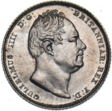 1831 Sixpence - William IV British Silver Coin - Superb