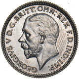 1927 Proof Sixpence - George V British Silver Coin - Superb