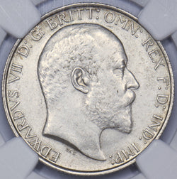 1902 Florin (NGC MS 62) - Edward VII British Silver Coin - Very Nice