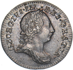 1762 Threepence - Victoria British Silver Coin - Very Nice