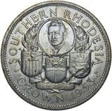 1953 Southern Rhodesia Crown - Elizabeth II Silver Coin - Superb