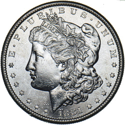 1881 S Morgan Dollar - USA Silver Coin - Superb