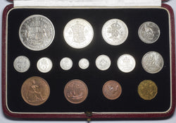 1937 Proof Set - George VI British Coins - Superb