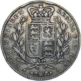 1844 Crown (Unfinished Die) - Victoria British Silver Coin