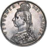 1889 Halfcrown - Victoria British Silver Coin - Very Nice