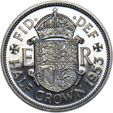 1953 Proof Halfcrown - Elizabeth II British  Coin - Superb