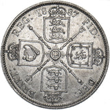 1887 Florin - Victoria British Silver Coin - Nice